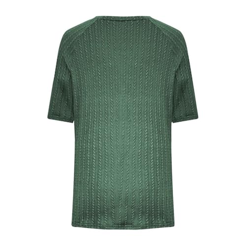 Women Summer Tops y2k Casual Solid Round Neck Pullover Loose Fashion Short Sleeve Elegant Dressy Business Tunic Blouse Print