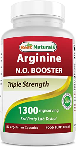 Best Naturals L-Arginine 1300mg Capsules