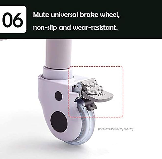 Multifunctional Storage Trolley,Kitchen Utility Cart 3 Tier Abs Beauty Salon Cart with Dirt Bucket,Mobile Cart with Brake Wheel,Utility Rolling Trolley Movable Hand Trucks-KWlzk2ZA