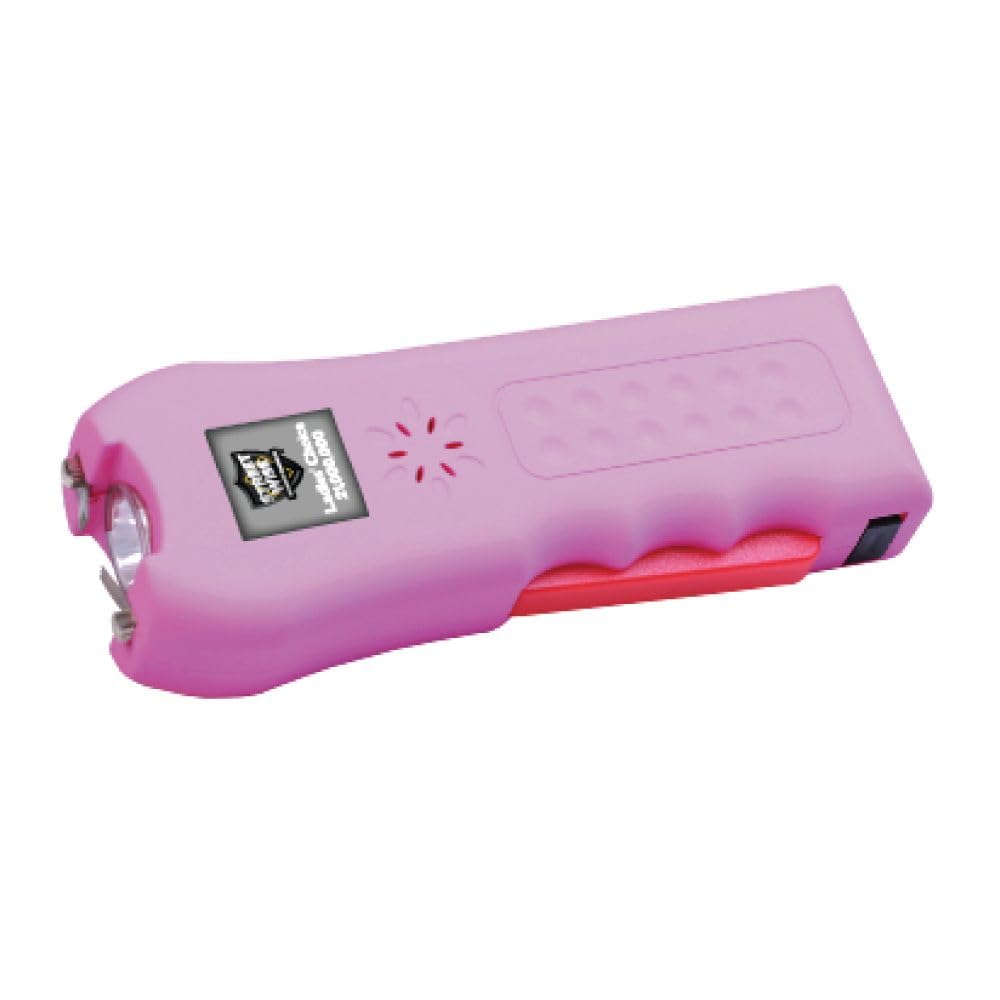 Streetwise Ladies’ Choice Stun Gun for Women - Rechargeable Personal Safety Device with Alarm, LED Flashlight, Safety Disable Pin & Built-in Charger - Self Protection Kit with Holster & Lanyard