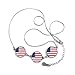DIYthinker USA Drapeau National Amérique du Nord Pays Symbole Motif Mark Forme Rond Collier Pendentif