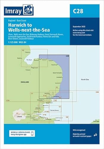 Imray Chart C28: Harwich to Wells-next-the-sea (C Series)