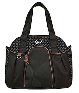 Tigex Wickeltasche Baby Umhängetasche Schwarz