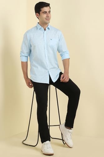 Image of Allen Solly Men Cotton Blend Regular Fit Shirt