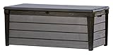 Arcón para exterior, ideal para jardines, terrazas, porches y otros espacios de entretenimiento.