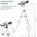 SLM-max Telescopio HD,F40070M Monocular astronómico con trípode Refractor Catalejo Zoom de Alta...