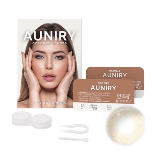 AUNIRY Lentilles Couleur Marron 
