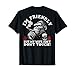 I'm Friendly But My Wife Isn't Don't Touch Monkey (On Back) T-Shirt