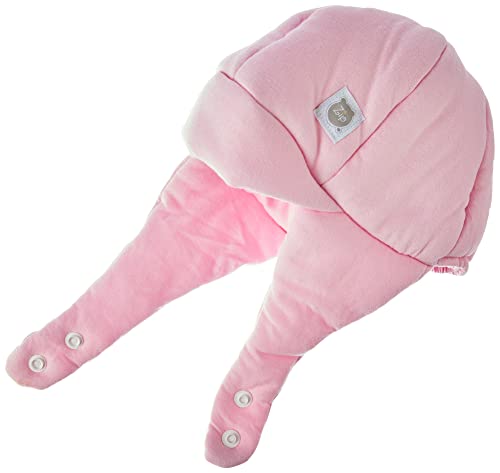 Zip Gorro Malha Forrado, Rosa Bebê