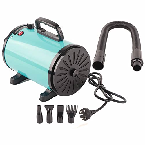 Secador para Cães, Baixo Ruído, Velocidade Ajustável, Resistente Ao Calor, Secador para Cães Plugue