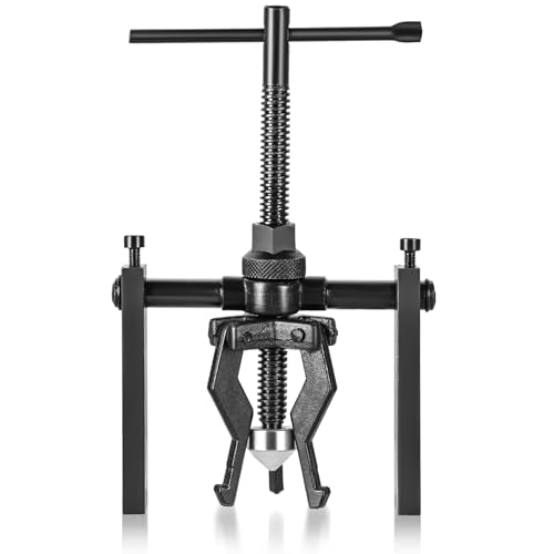 NYXOVA 3 Jaw Bearing Puller, Manual Internal Puller 3 Jaw Bearing Puller Set Extractor Wheel Bearing Puller Tool for Car SUV Motorcycle Motorbike