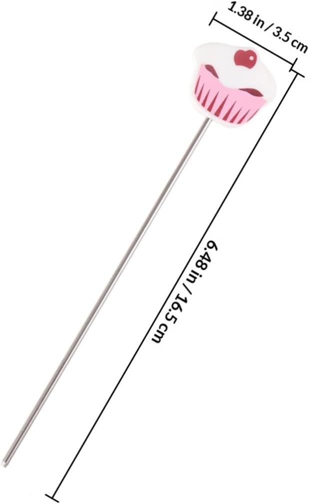 3pcs Stainless Steel Cake Test Needle Baking Tool with Anti Slip Grip