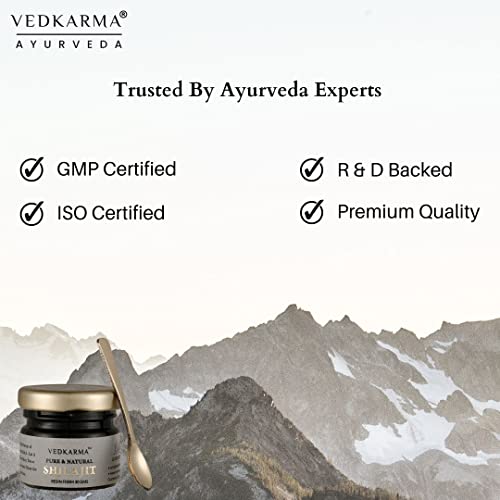 VEDKARMA Pure Himalayan Shilajit Resin Form For Strength, Stamina, Energy & Immunity (Pack Of 1 (30 Gm) - Image 3