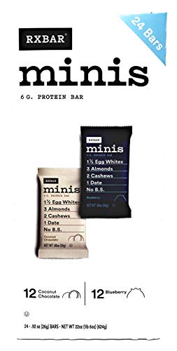 RXBAR Minis Variety Pack of 2 Flavors - Coconut Chocolate and Blueberry