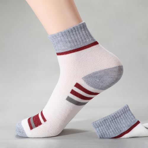 Men's Athletic Crew Mid-Calf Running Breathable Outdoor Sports Long Ankle Socks for Basketball