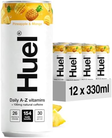 Daily A-Z Vitamins | 12x330ml Energy Drink | Pineapple & Mango
