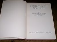 Kinematics of machines B0007E76RE Book Cover