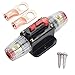 Produktbild Qiorange 12V-24V DC Inline Auto Leistungsschalter Manuelle Reset Schalter Audio Sicherung 60A (Fuse Holder 60A Type A)