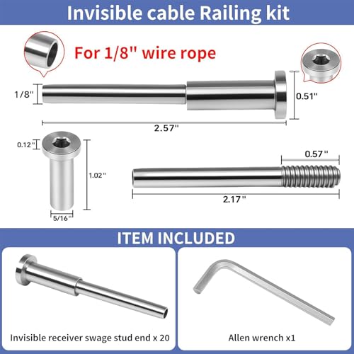 Cable de acero invisible resistente a la erosión con fuerte oculto para zonas costeras 3