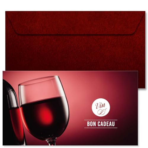 Bons cadeaux pour magasins de vin POS BON parfaits pour les fêtes et anniversaires