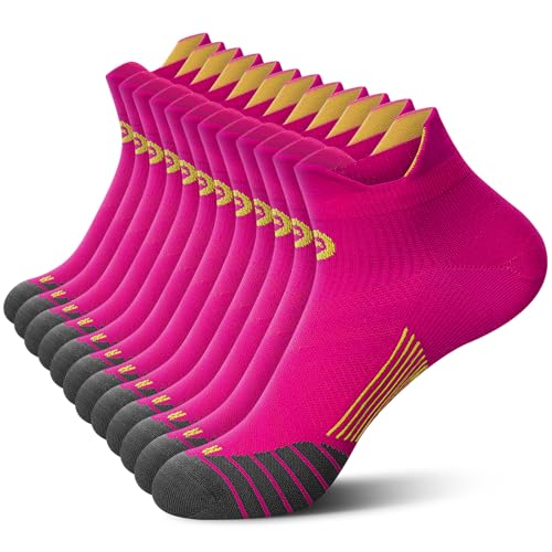 PAPLUS Compression Socks for Men & Women, Low Cut Ankle Running Socks with Arch Support, Plantar Fasciitis Relief for Walking, Cycling, Golf, Travel, Nurses