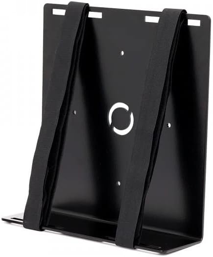 Oeveo Universal Computer Mount UNVM-300 — PC Bracket, UPS Holder, Computer Desk & Wall Mounting Applications | Black Powder Coated Steel | Made in USA — 10H x 3W x 9.4D (1 Pack)