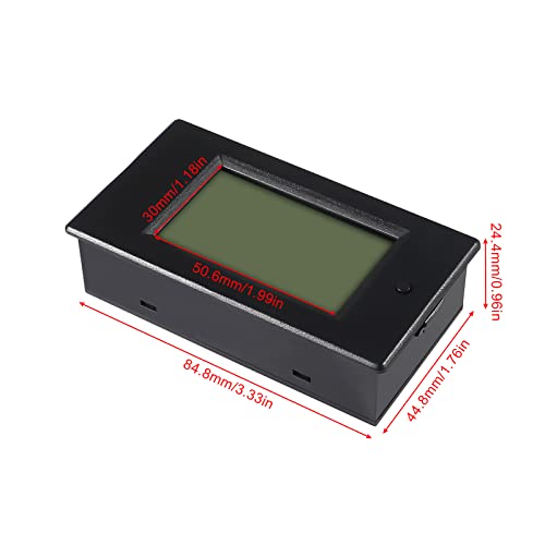 Image of Current Voltage Meter Digital Current Voltage Power Energy Meter LCD Display DC 6.5-100V 0-100A (Without Built-in Shunt)