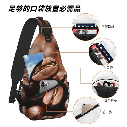 Mochila Sling Bag Urbana para Hombre y Mujer Negra miniatura 6