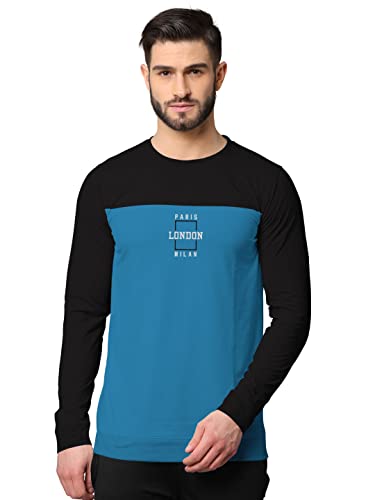 Image of BULLMER Mens Regular Fit Front & Back Printed Fullsleeve Tshirt