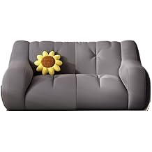 Small Sofa Lazy Sofa Can Lie Down and Sleep On Bedroom Sofa Single Or Double Tatami Small Sofa Living Room Leisure Lounge Chair Small Couch for BedroomB 115CM