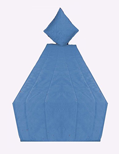 Quilted Bed Runner - Light Blue Bed Scarf Long Side Runner Throw King/Queen/Twin Size With Decorative Cushion Cover Polyester 20" Wide X 102" Long (50 Cm X 300 Cm) #TOP1