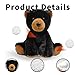 Hideekoog Bear Stuffed Animal Toys, 8.5 Inch Soft and Cuddly Black Bear Plush Animals Toy, Cute and Realistic Animals Gifts for Boys and Girls Toy for Toddlers 1-3