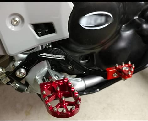 Ebike Pegs Red Dirt Bike CNC Foot Pegs For CRF125 CRF250 CRF450 - Foto 9