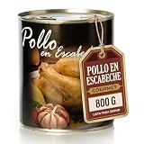POLGRI Pollo en Escabeche 800 g Conserva de Pollo Gourmet Artesana Picanton con Especias Naturales Hierbas Aromaticas Receta Tradicional Espanola Lata Plato Preparado Comida Lista para Comer de 1967