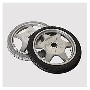 16”/18” Rolstoelvervanging Achterwiel, voor Elektrische Rolstoel Achterwiel, Slijtvaste Luchtband, 2 Stuks (Size…