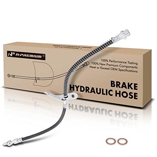 A-Premium Front Driver Brake Hydraulic Hose Compatible with Select Hyundai