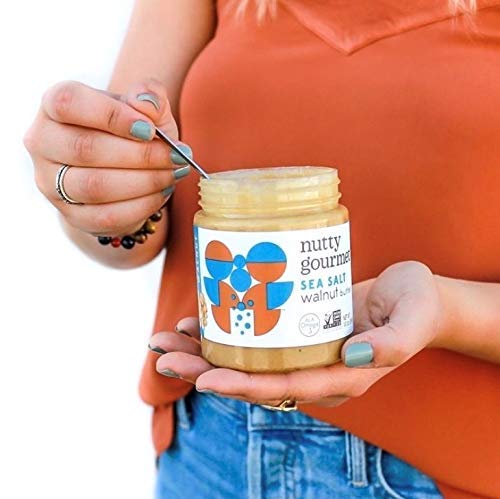 Miniatura 9 de Nutty Gourmet - Mantequilla de nuez con sal marina - Mantequilla de nueces salada - Sin azúcar añadida - Todo natural - Sin maní - Vegano - Nueces