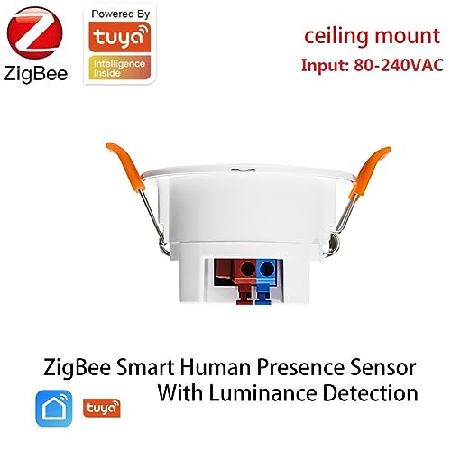 Kopinma Tuya Zigbee Motion Sensor mmWave Human Presence Sensor with Luminance MicroWave Radar Detection PIR Motion Sensor Celling Mount - Image 4