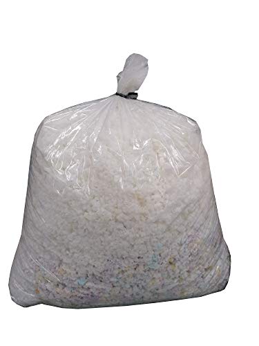 chilly pilley Schaumstoff Flocken Füllmaterial Füllstoff Füllung Kissenfüllung Spielzeug Schaum Schaumstoffflocken für Polsterung von Kissen Polyesterhohlfaserkugeln (5kg) Cover