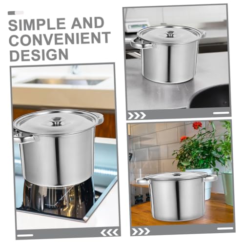 Casserole inox à soupe multi-usage à fond épais pour grande tablée - 7