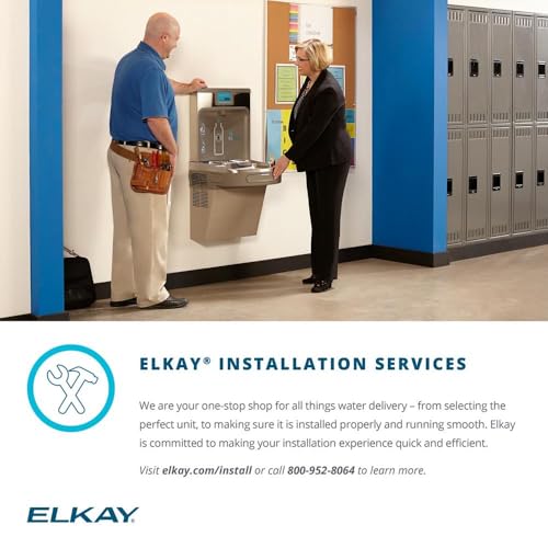 Image of Elkay LZWSSM EZH2O Surface Mount, Filtered, Bottle Filling Station, Non-Refrig., Stainless Steel