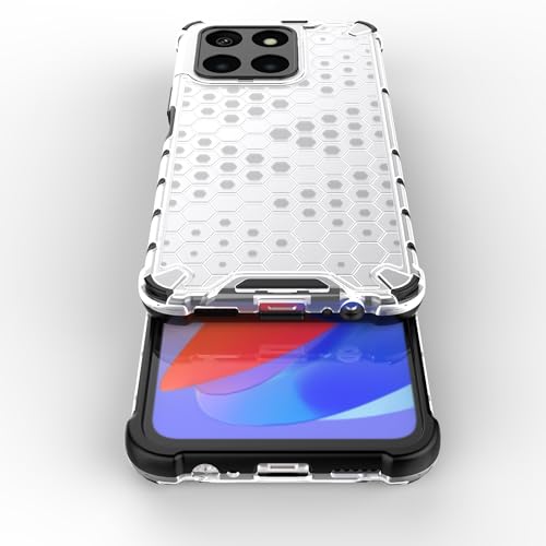 Housse Honor X6A 4G rouge transparente anti-rayures et antichoc intégrale