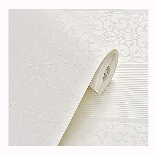 Papier Peint Autocollant 3D Vertical Blanc Salon et Chambre
