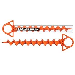 Orange Screw Ground Anchor