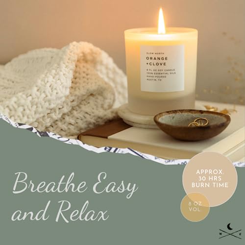 Slow-North-Orange-Clove-Candle-Essential-Oils-and-100-Pure-Soy-Wax-Candle-in-a-Reusable-Frosted-Glass-Jar-A-Unique-and-Mindful-Scented-Candle-Hand-Poured-in-The-USA-8-oz Slow North Orange Clove Candle Essential Oils and 100 Pure Soy Wax Candle in a Reusable Frosted Glass Jar A Unique and Mindful Scented Candle Hand Poured in The USA 8 oz