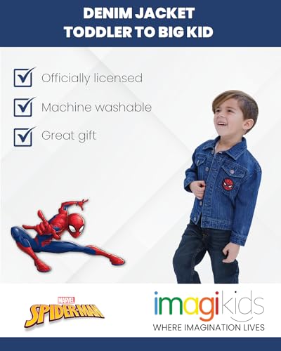 Marvel Spider-Man Denim Jacket Toddler to Big Kid3