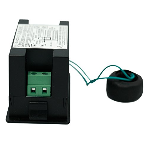 Image of xcluma Multi functional AC 80V to 300V LED voltmeter ammeter with active and apparent power and power factor 5 in 1 Single Phase