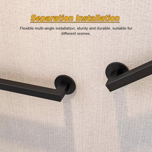 Rambarde interieure industrielle tuyaux noirs rampe escalier sur mesure - 6