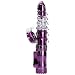 Utimi Female Dragon Tongue Massage Vibrator with Rotating Beads in Purple