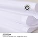 FURNLIK EVENTSDECO Square Tablecloth White Polyester Table Cloth 200 GSM 52x52 Table Cloths for Banquet Wedding Buffet Dining and Party